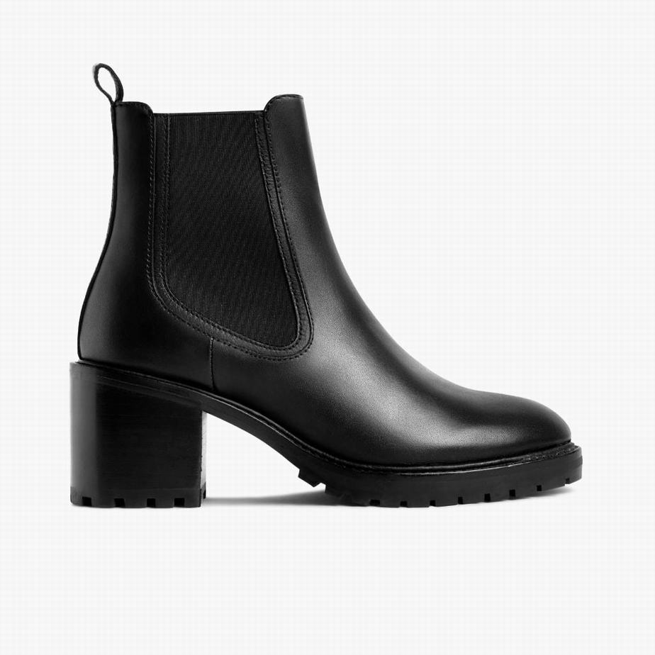 Thursday Boots Knockout Chelsea Laarzen Dames Zwart | LCK2493KF