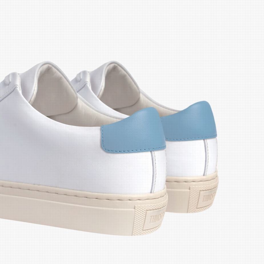 Thursday Boots Legacy Lage Sneakers Dames Wit Blauw | YXJ757FO