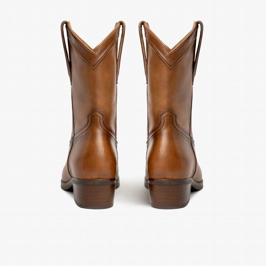 Thursday Boots Liberty Western Laarzen Dames Bruin | GUQ7350VR