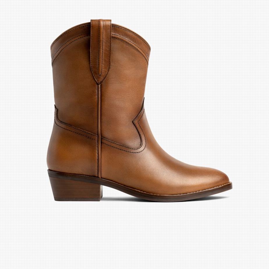 Thursday Boots Liberty Western Laarzen Dames Bruin | GUQ7350VR