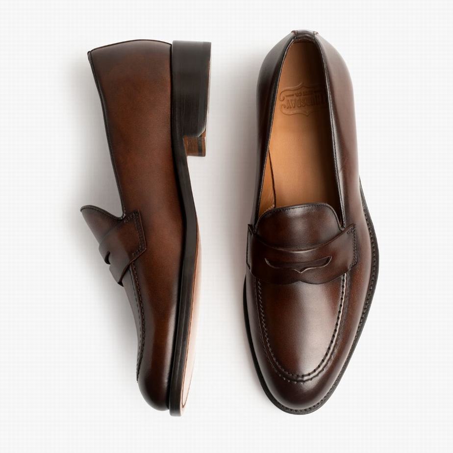 Thursday Boots Lincoln Loafers Heren Koffie | ZLI8410HR