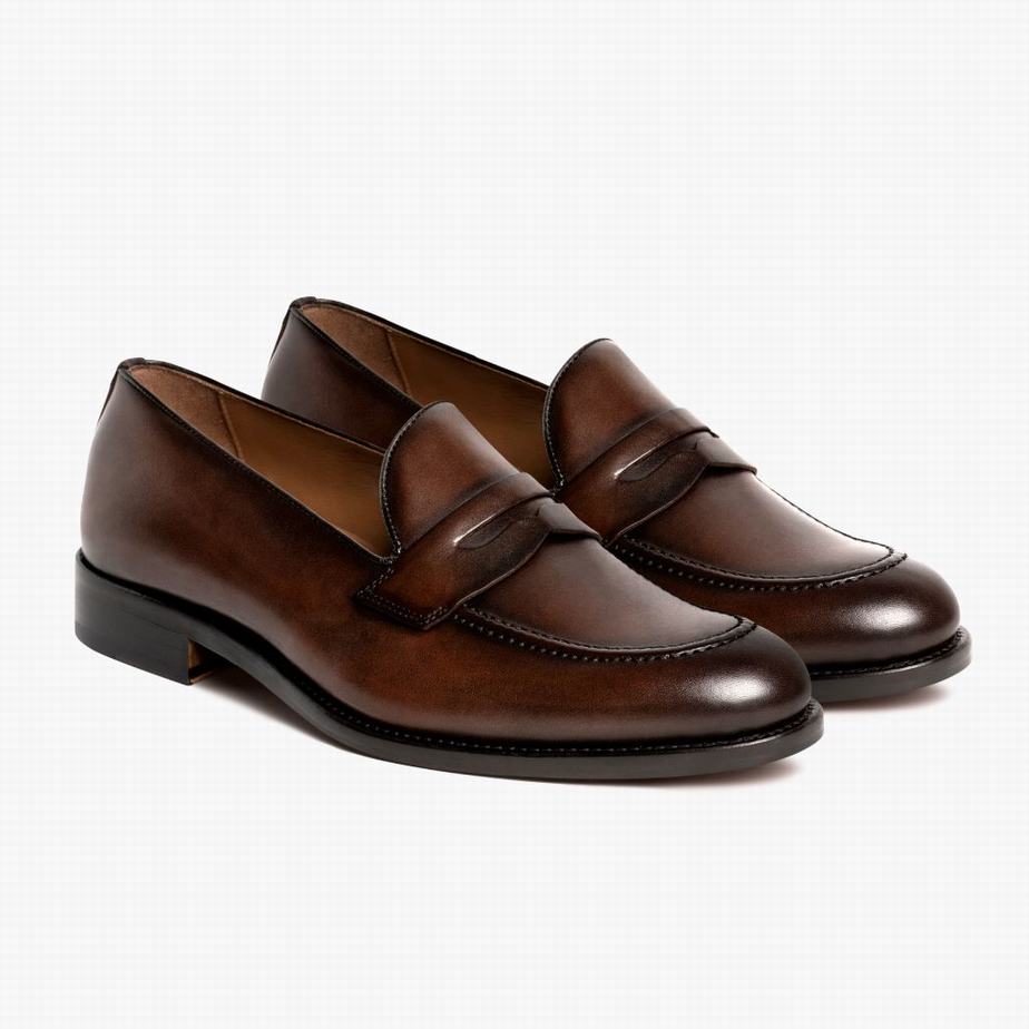 Thursday Boots Lincoln Loafers Heren Koffie | ZLI8410HR