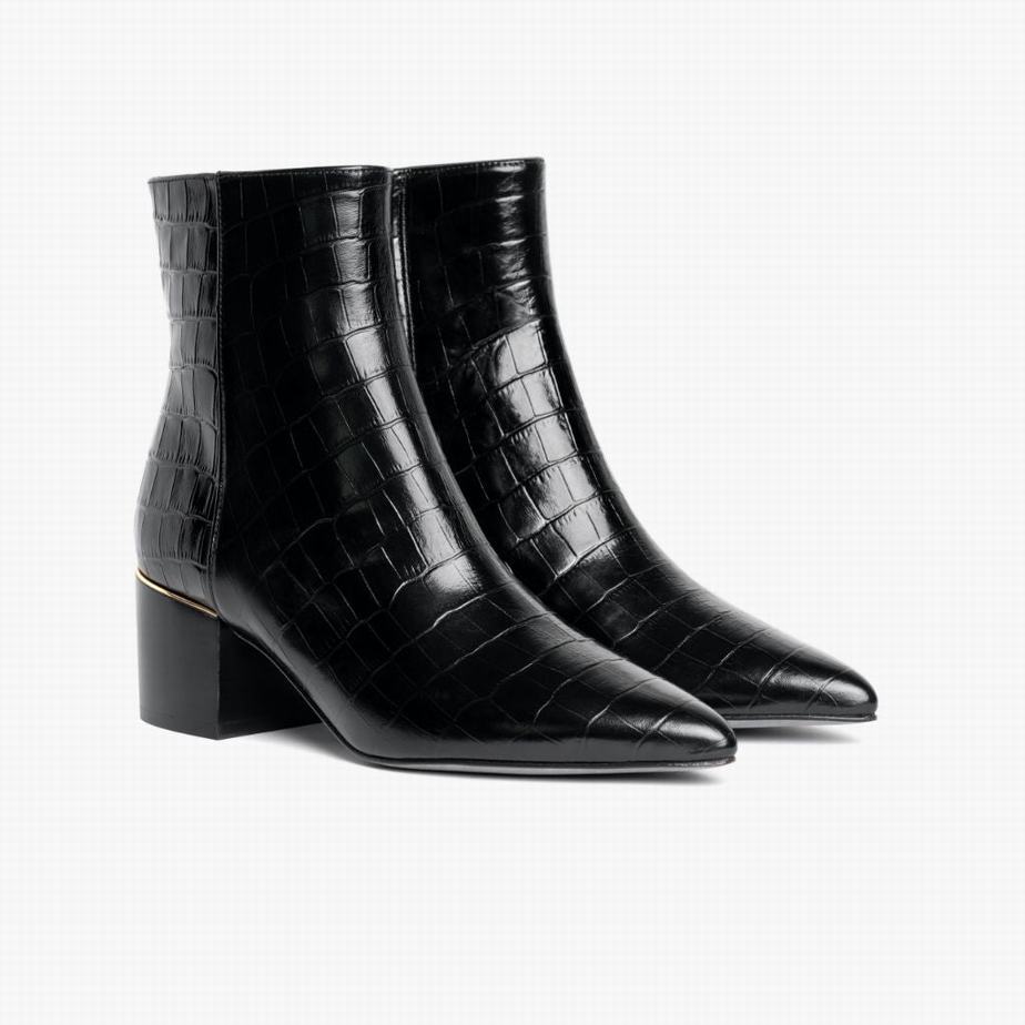 Thursday Boots Luna Laarzen Dames Zwart | TIM7664ZY