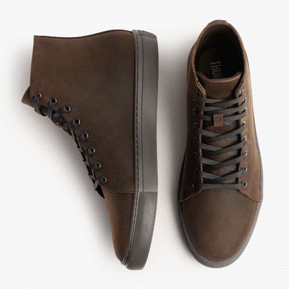 Thursday Boots Premier Hoge Sneakers Heren Bruin | QFT3172PE