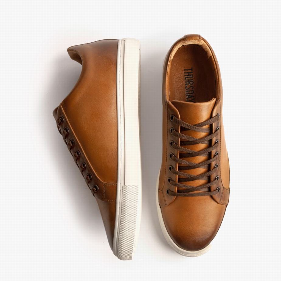 Thursday Boots Premier Lage Sneakers Dames Toffee | MIK831FT