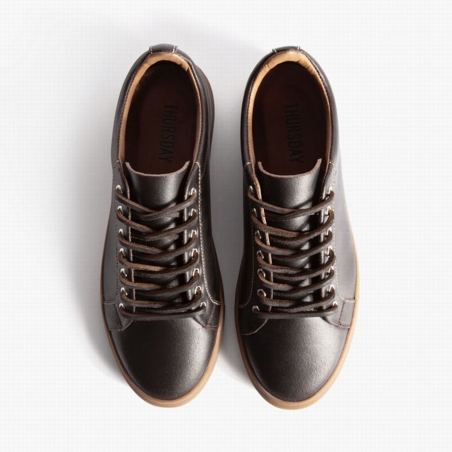 Thursday Boots Premier Lage Sneakers Heren Cacao | JQI1162RB