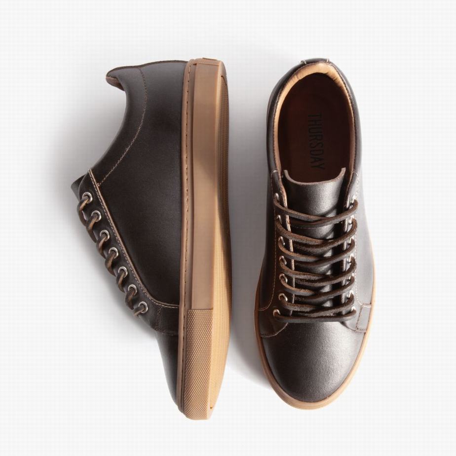 Thursday Boots Premier Lage Sneakers Heren Cacao | JQI1162RB