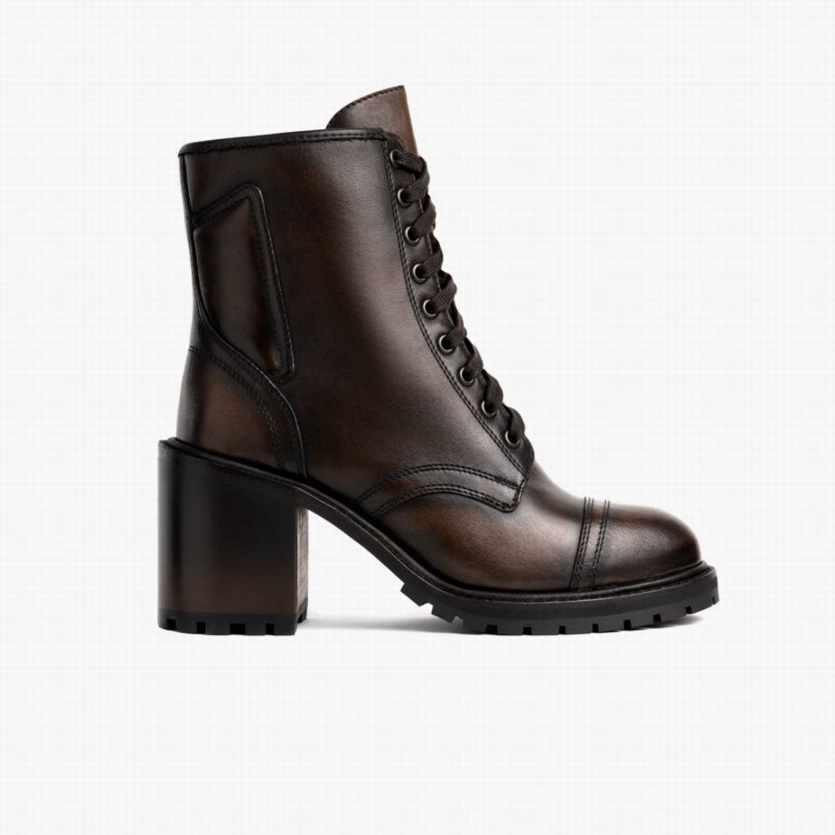 Thursday Boots Rebel Veterlaarzen Dames Zwart Koffie | VMV79100OO