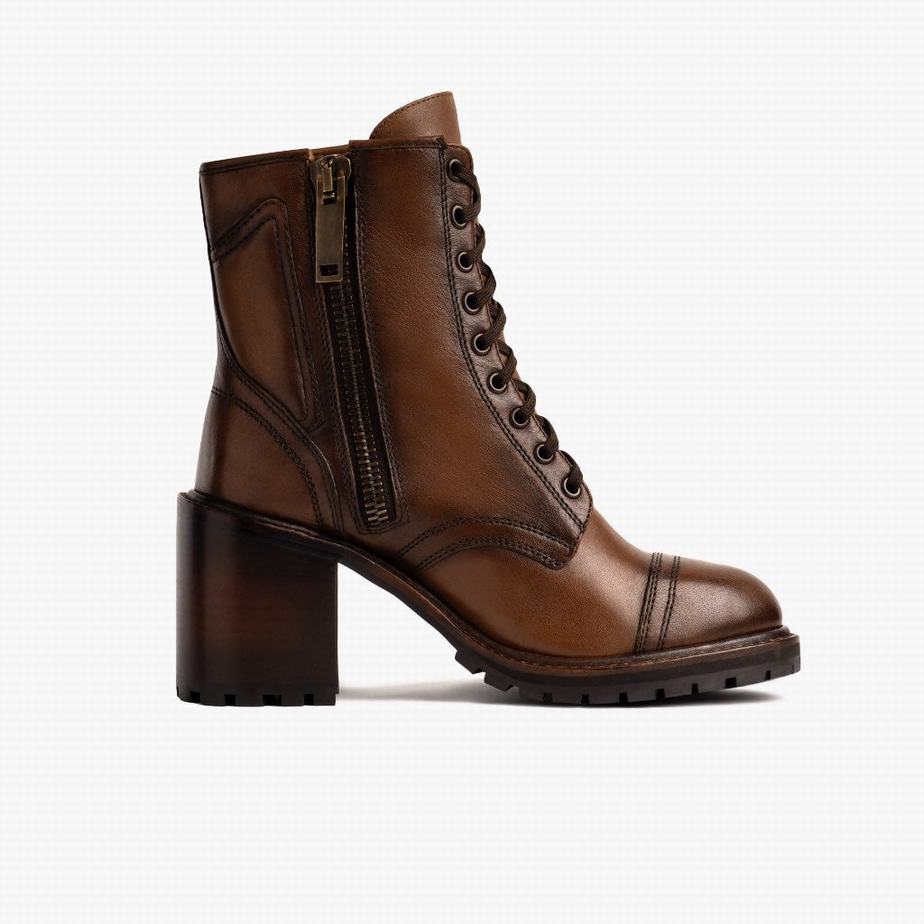 Thursday Boots Rebel Veterlaarzen Dames Walnut | ABF1005BG