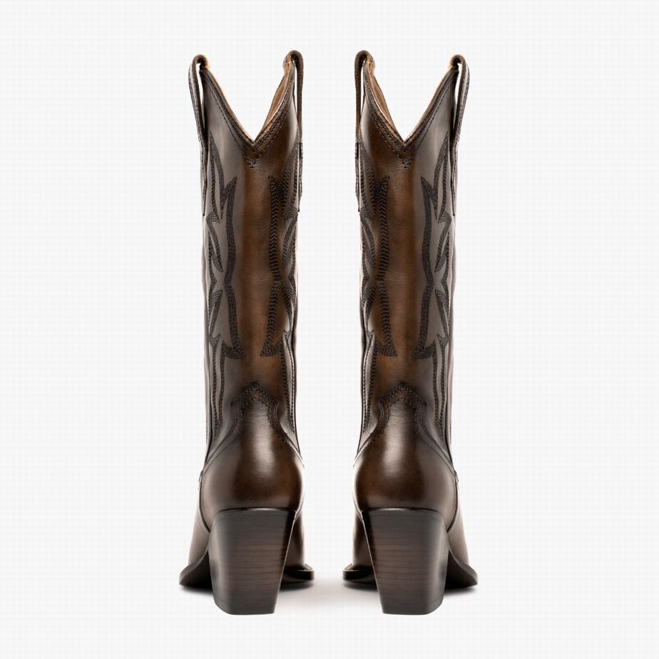 Thursday Boots Rodeo Western Laarzen Dames Chocola | BUL2325BA