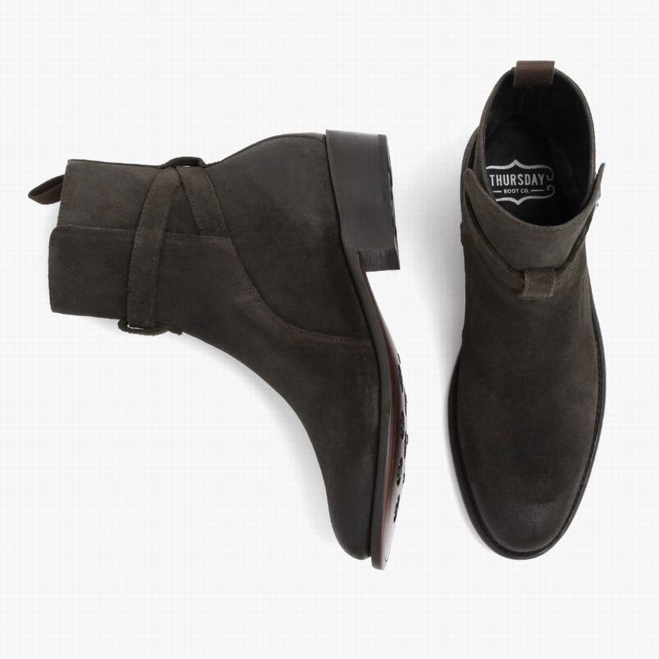 Thursday Boots Rogue Chelsea Laarzen Heren Donkerolijfgroen | XZC3852DF