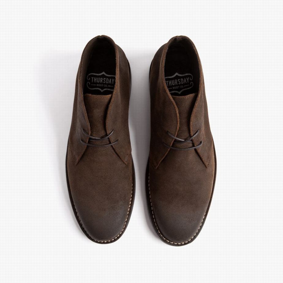 Thursday Boots Scout Chukka Laarzen Heren Mocha | ZFW975PX