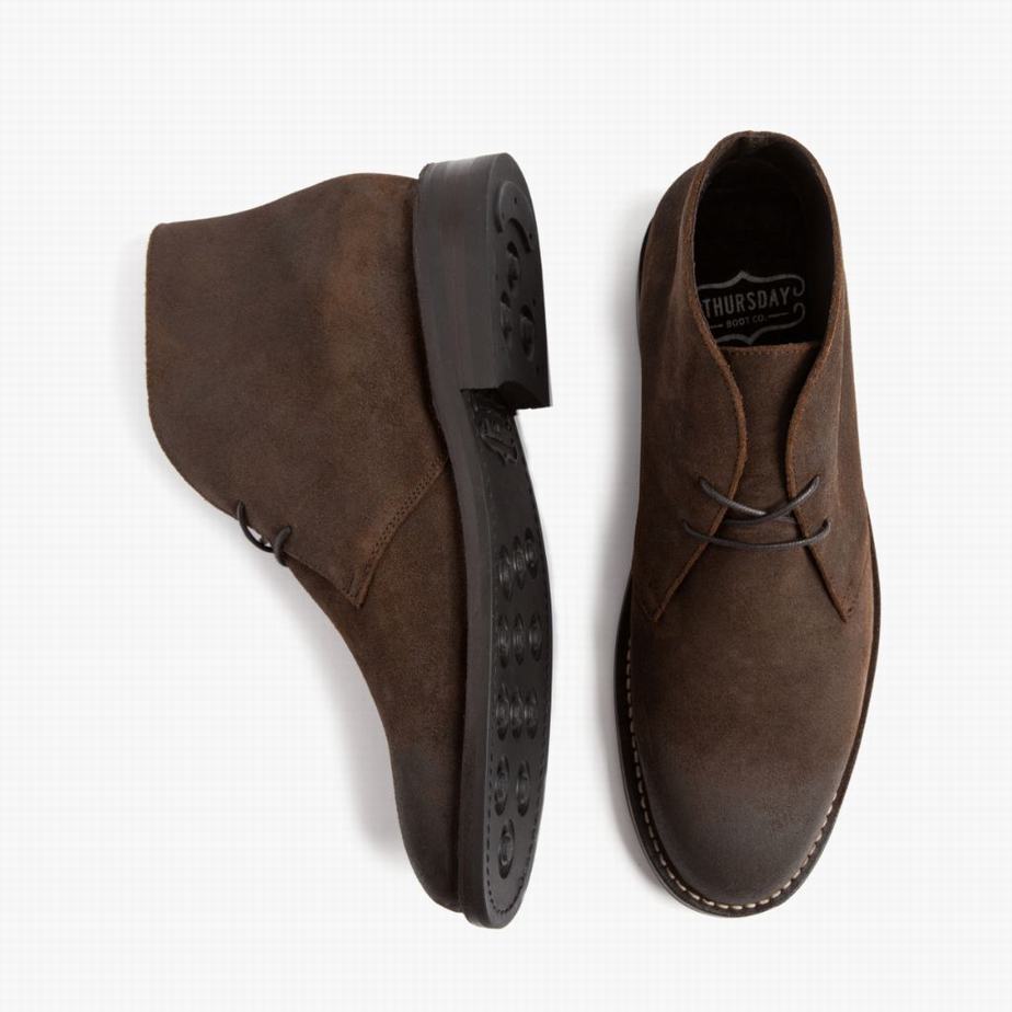 Thursday Boots Scout Chukka Laarzen Heren Mocha | ZFW975PX