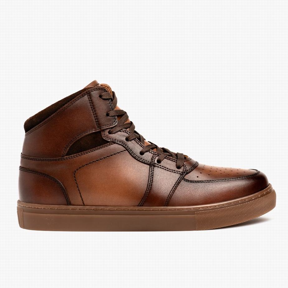 Thursday Boots Showtime Hoge Sneakers Heren Brandy | XMG3951EU