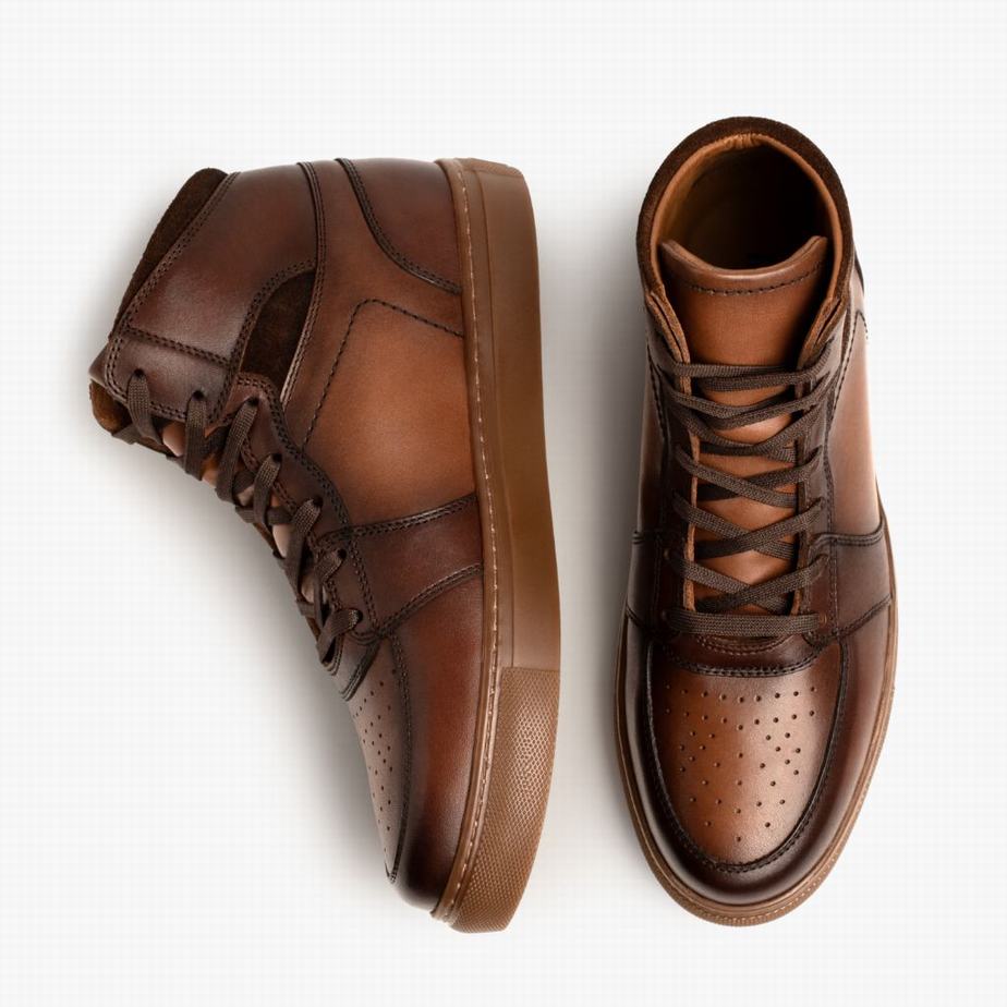 Thursday Boots Showtime Hoge Sneakers Heren Brandy | XMG3951EU