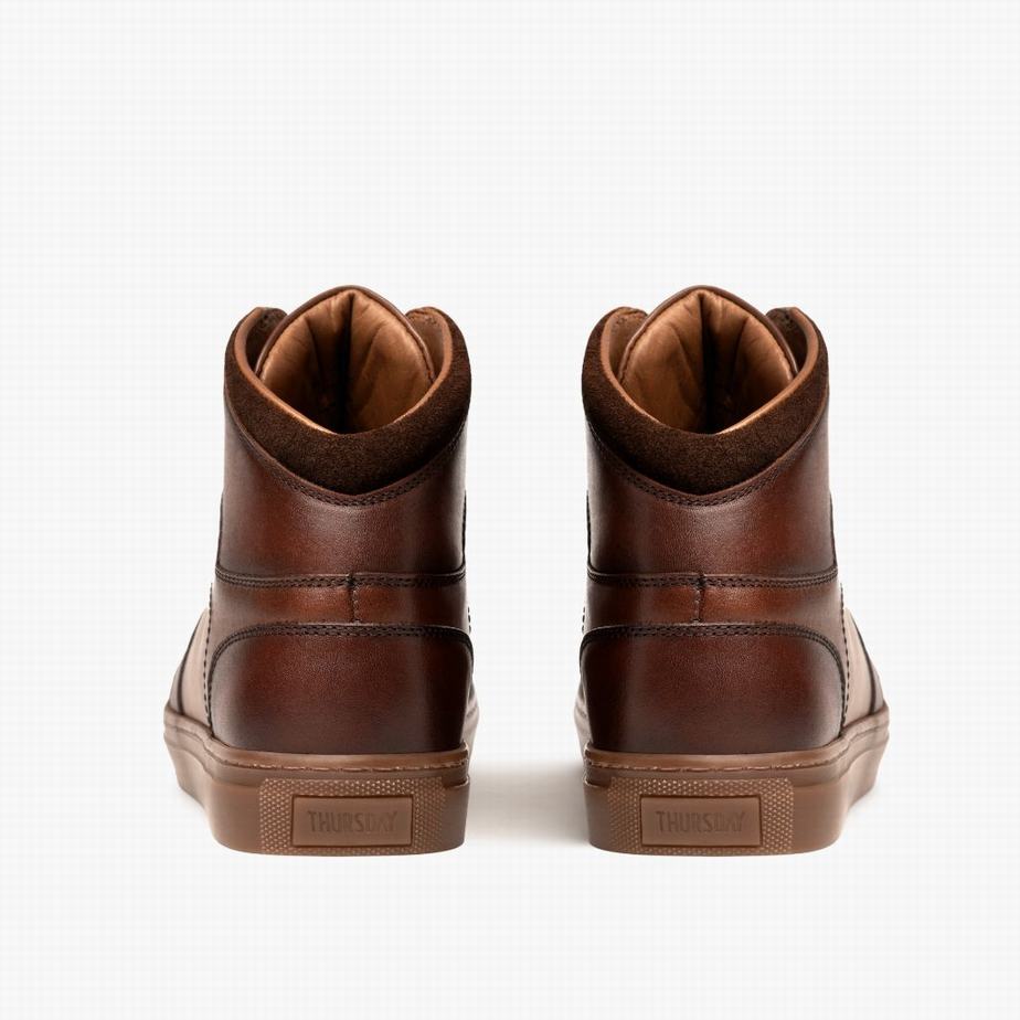 Thursday Boots Showtime Hoge Sneakers Heren Brandy | XMG3951EU