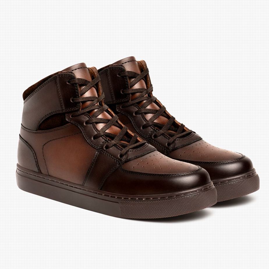 Thursday Boots Showtime Hoge Sneakers Heren Koffie | WKX5860BT