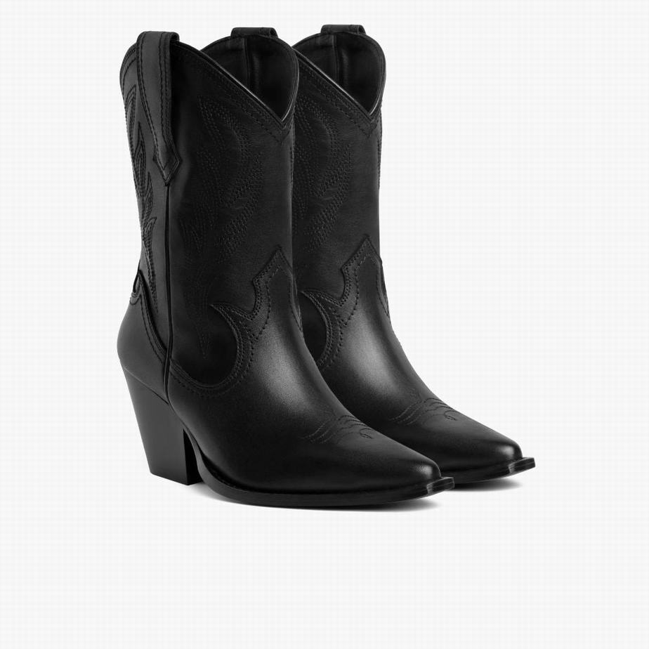 Thursday Boots Sierra Western Laarzen Dames Zwart | RMH3513XM