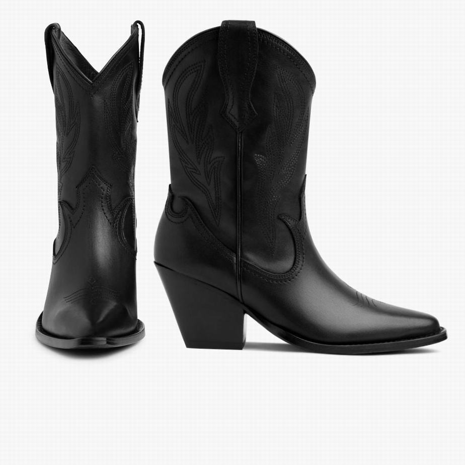 Thursday Boots Sierra Western Laarzen Dames Zwart | RMH3513XM