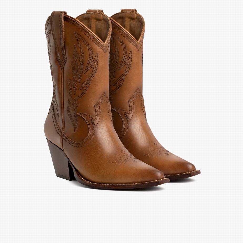 Thursday Boots Sierra Western Laarzen Dames Bruin | HIP881PS