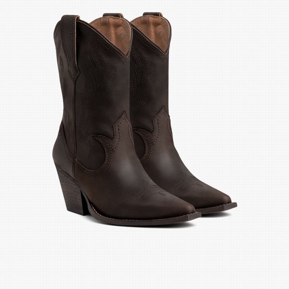 Thursday Boots Sierra Western Laarzen Dames Bruin | AEO3547PN