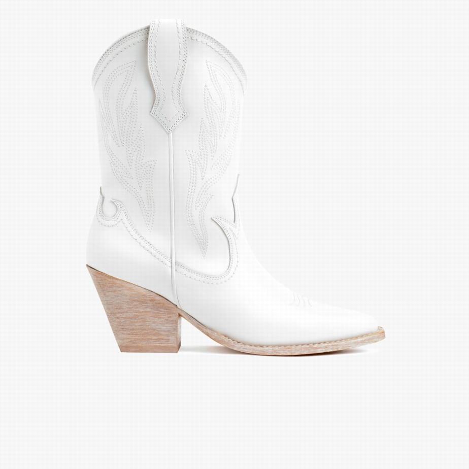 Thursday Boots Sierra Western Laarzen Dames Wit | MHO4636TG