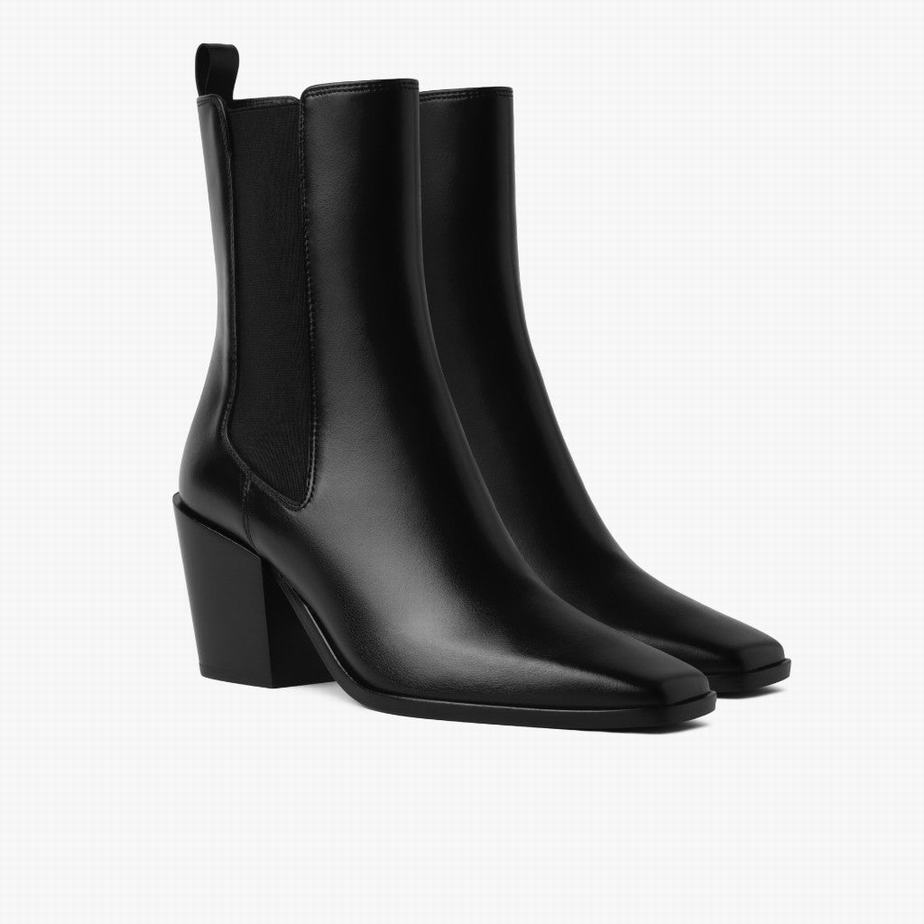 Thursday Boots Soho Chelsea Laarzen Dames Zwart | JYH3541GS