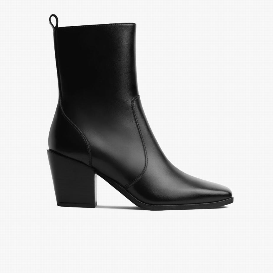 Thursday Boots Soho Zip Laarzen Dames Zwart | PDW5170GZ