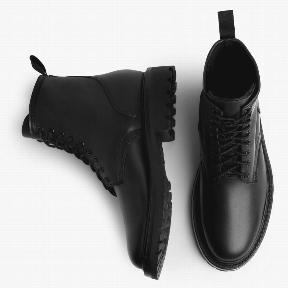 Thursday Boots Stomper Veterlaarzen Heren Zwart | JJN4396LG