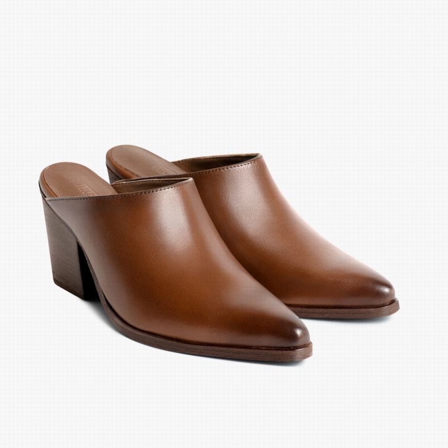 Thursday Boots Summer Mules Dames Brandy | ZFF36YW