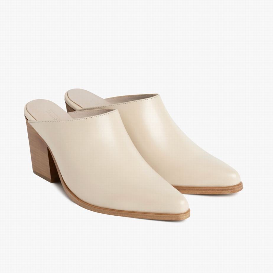 Thursday Boots Summer Mules Dames Wit | DDC9615OW