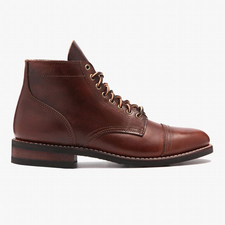 Thursday Boots Vanguard Veterlaarzen Heren Rood Bruin | HNP9712IK